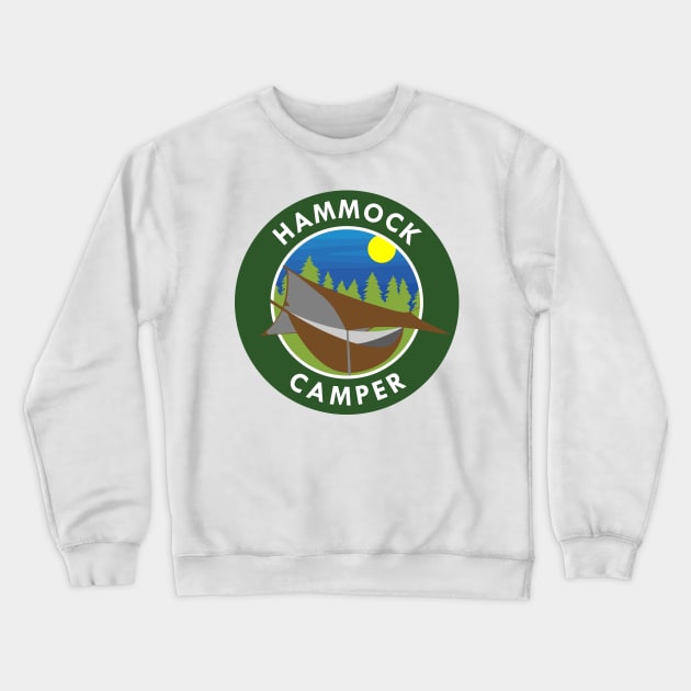 Hammock Camper Crewneck Sweatshirt by BadgeWork